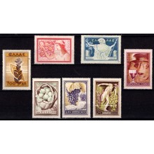 Grækenland. Nationale produkter. Komplet sæt. Ustemplet.